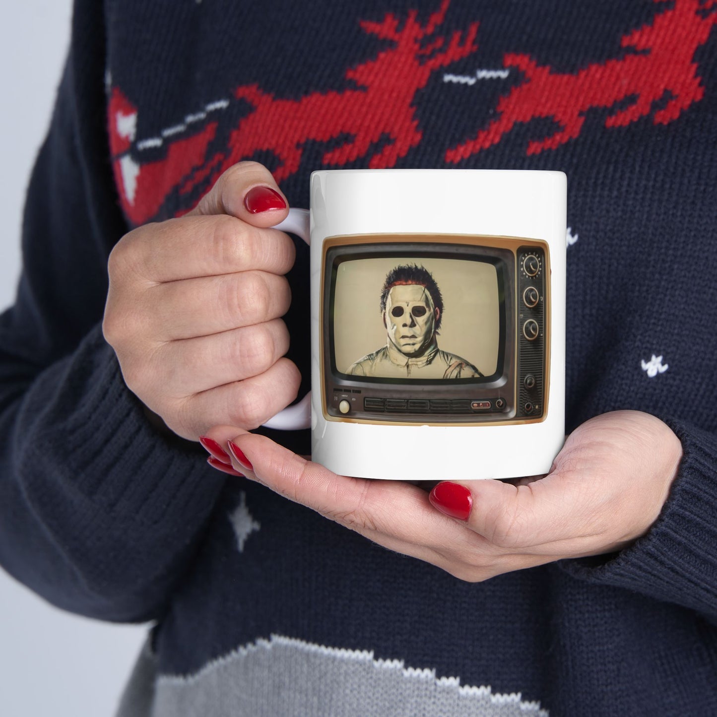 Killer TV Mug – Spooky Movie Season