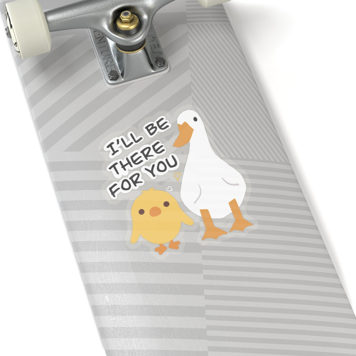 Chick and a Duck sticker