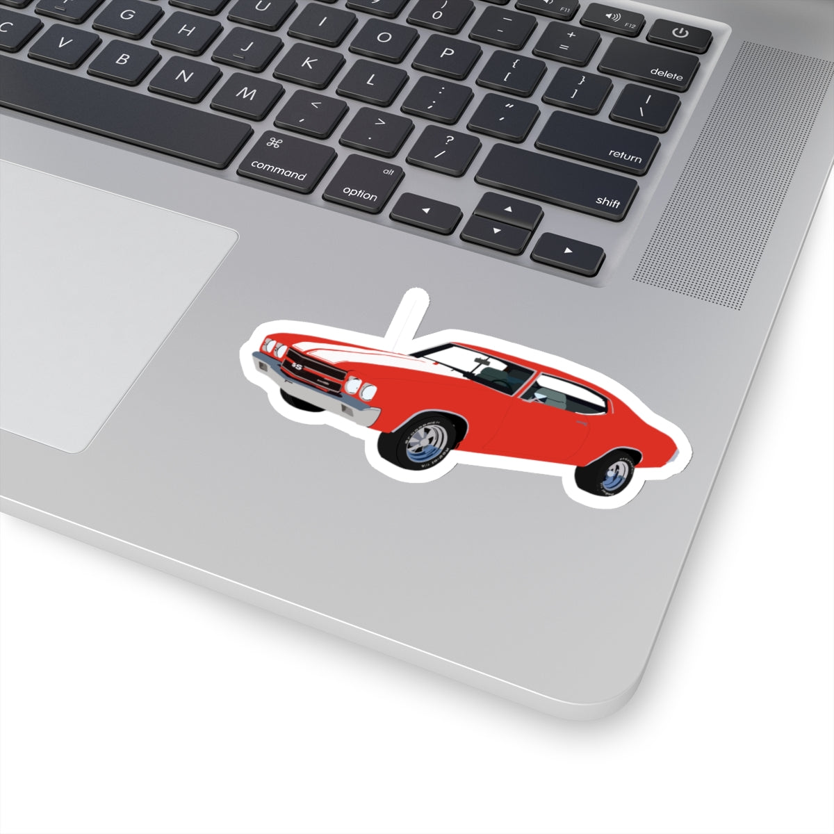 Vintage Red Chevelle Sticker