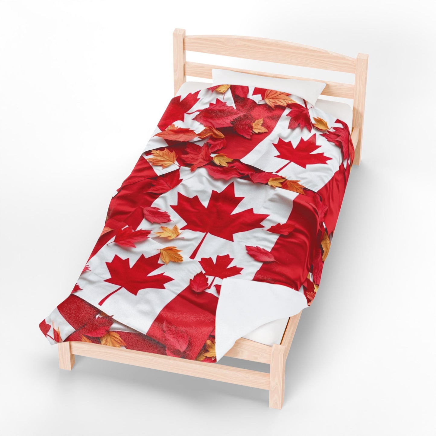 The Most Canadian Blanket Ever - Cozy Velveteen Throw