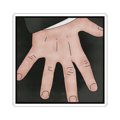 Pride and Prejudice themed image of Mr. Darcy's hand flex - sticker