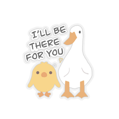 Chick and a Duck sticker