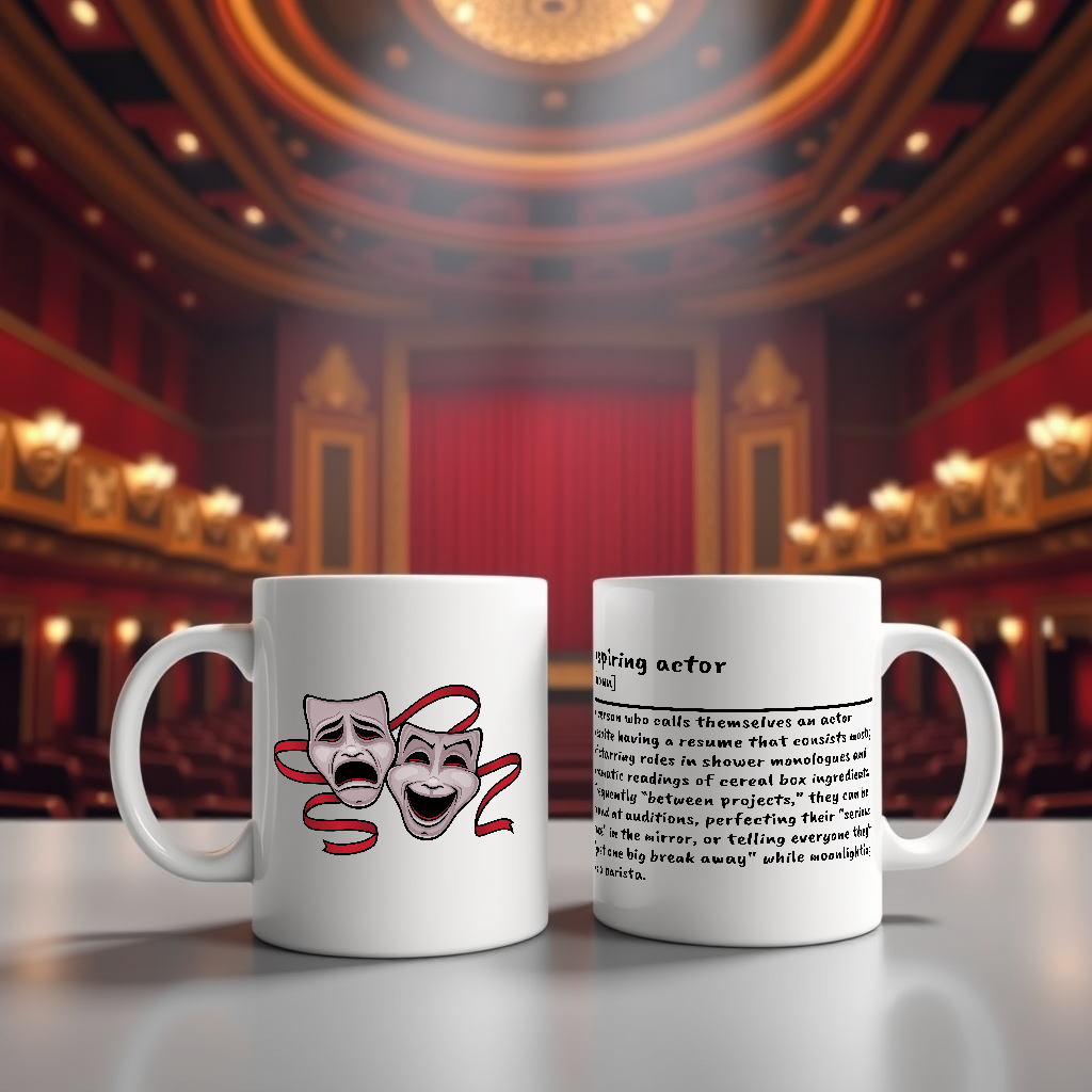Aspiring Actor Fuel - Just Add Coffee - Mug