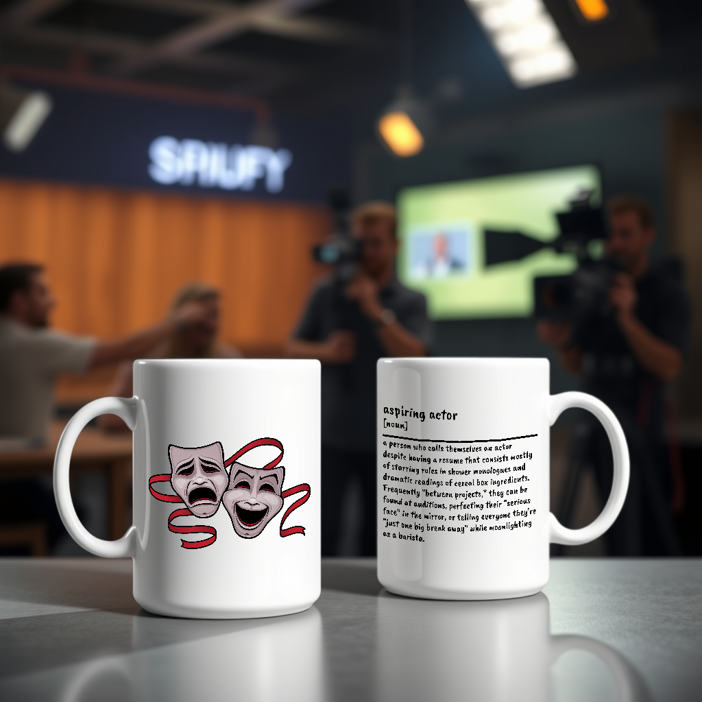 Aspiring Actor Fuel - Just Add Coffee - Mug