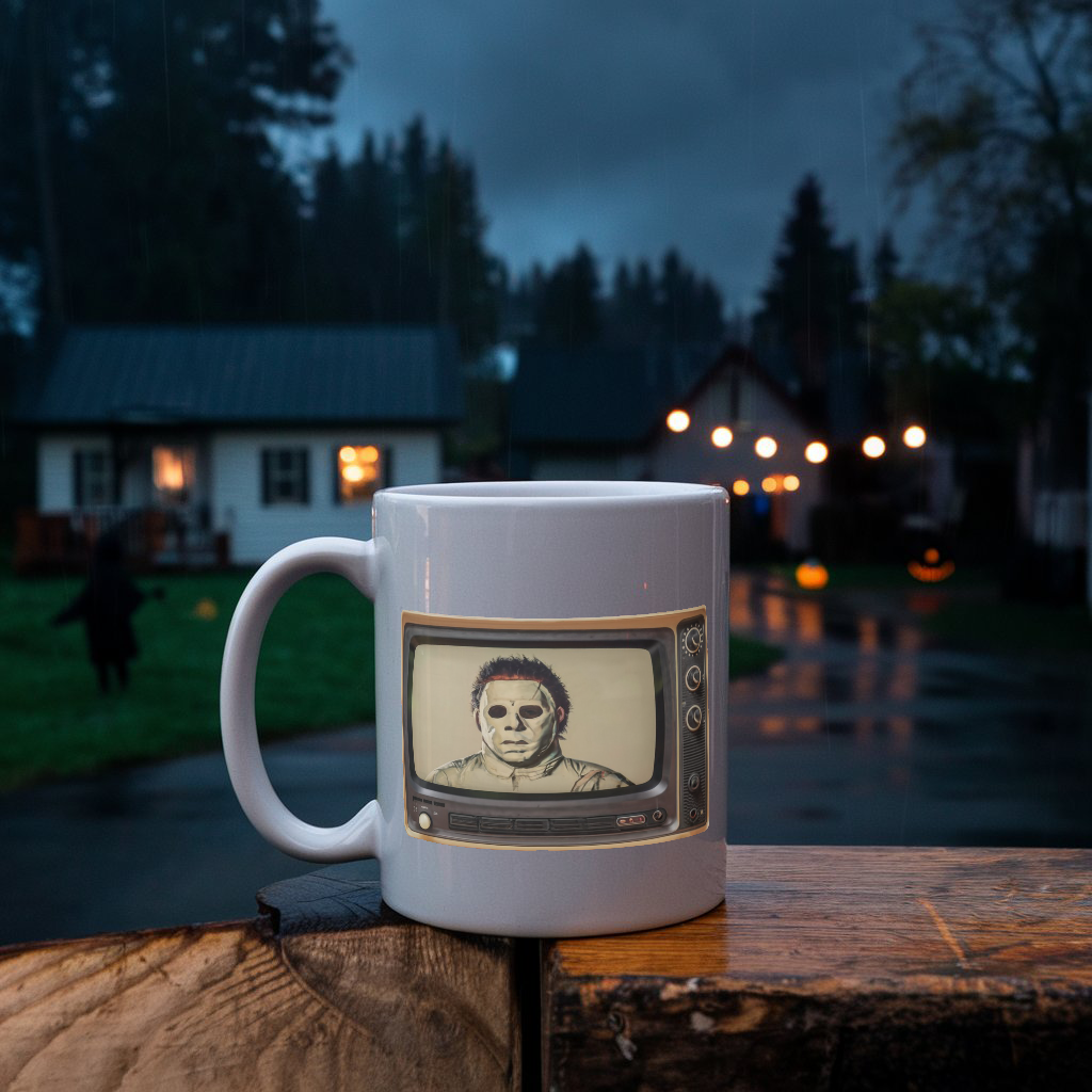 Killer TV Mug – Spooky Movie Season